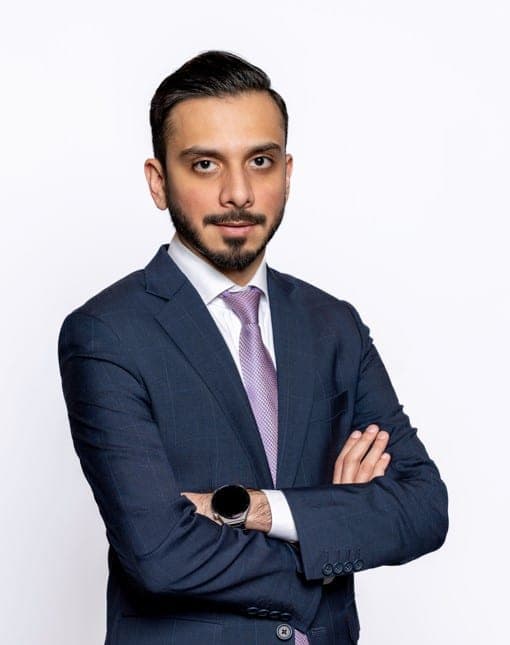 Passport-style portrait of Wahaj Siddiqui